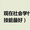 現在社會學什么技術最吃香（現在社會學什么技能最好）