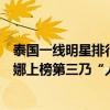 泰國一線明星排行榜女（泰國十大人氣女明星排行榜：李海娜上榜第三乃“人間芭比”）