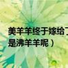 美羊羊終于嫁給了喜羊羊（到最后美羊羊是嫁給喜羊羊了還是沸羊羊呢）