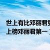 世上有比鄧麗君更厲害的歌手（中國十大頂級歌手：周杰倫上榜鄧麗君第一）