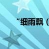 “細雨飄（輕風搖 ”是什么歌的歌詞）
