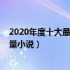 2020年度十大最佳小說（最佳小說排行榜2020必看的高質量小說）