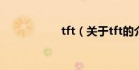 tft(關于tft的介紹)
