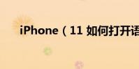 iPhone(11 如何打開語音輸入功能)