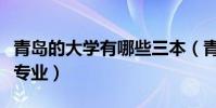 青島的大學有哪些三本(青島大學三本有哪些專業)