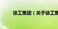 徐工集團(關于徐工集團的介紹)