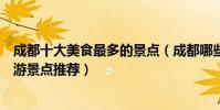 成都十大美食最多的景點(成都哪些景點美食多成都美食旅游景點推薦)