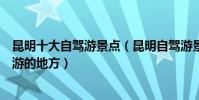 昆明十大自駕游景點(昆明自駕游景點有哪些昆明適合自駕游的地方)