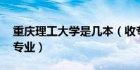 重慶理工大學是幾本(收專科嗎 文科有哪些專業)