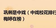 鞏俐是中戲(中戲校花排行榜:鞏俐位居榜首梅婷在榜)