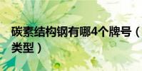 碳素結構鋼有哪4個牌號(碳素結構鋼有哪些類型)