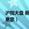 滬指大盤 新浪網（滬指大盤2818.09是什么意思）