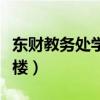 東財教務處學生登錄入口（東財教務處在哪個樓）