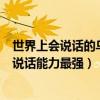 世界上會說話的鳥（十種最會模仿人類說話的鳥非洲灰鸚鵡說話能力最強）