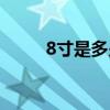 8寸是多少厘米（8寸是多少厘米）
