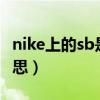 nike上的sb是什么意思（NIKE的SB是什么意思）