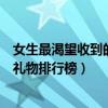 女生最渴望收到的十種禮物（十大女生喜歡的禮物送女朋友禮物排行榜）