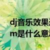 dj音樂效果選擇都是什么意思（dj舞曲中edm是什么意思）