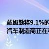 戴姆勒將9.1%的股份出售給阿布扎比的一家公司 因為德國汽車制造商正在尋找現金 