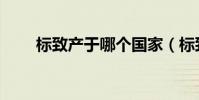 標致產于哪個國家(標致是哪產的)