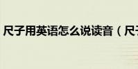 尺子用英語怎么說讀音(尺子用英語怎么說)