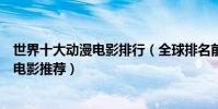 世界十大動漫電影排行(全球排名前十動漫電影好看的動漫電影推薦)