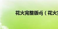 花火完整版dj(花火完整歌詞)