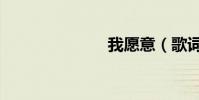 我愿意(歌詞)