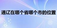 通遼在哪個省哪個市的位置(通遼在哪個省)
