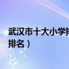 武漢市十大小學排行榜（武漢市小學有哪些武漢市重點小學排名）