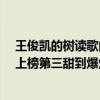 王俊凱的樹讀歌曲（王俊凱最受歡迎歌曲top10：《樹讀》上榜第三甜到爆炸）