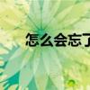 怎么會忘了情（讓我丟了你是什么歌）