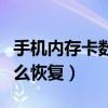 手機內存卡數據怎么找回（手機內存卡數據怎么恢復）