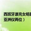 西班牙漂亮女明星（世界十大最美女明星：米蘭達可兒上榜亞洲僅兩位）