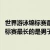 世界游泳錦標賽最長的是男子1500米什么泳式(世界游泳錦標賽最長的是男子1500米什么泳式)