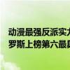 動漫最強反派實力排名（十大最強動漫反派人物排行榜：波羅斯上榜第六最具魅力）