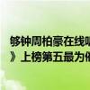 夠鐘周柏豪在線聽mp3（周柏豪超好聽歌曲top10：《夠鐘》上榜第五最為催淚）