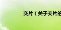 交片(關于交片的介紹)