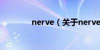 nerve(關于nerve的介紹)