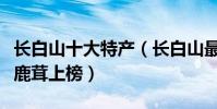 長白山十大特產(長白山最為著名的特產人參鹿茸上榜)