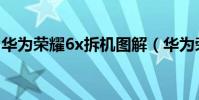 華為榮耀6x拆機圖解(華為榮耀5x拆機圖解)