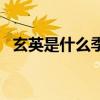 玄英是什么季節的別稱（玄英是哪個季節）