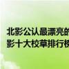 北影公認最漂亮的校花（校草大比拼最帥的都在這2018年北影十大校草排行榜）