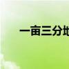一畝三分地（關于一畝三分地的介紹）