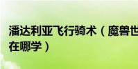 潘達利亞飛行騎術(魔獸世界潘達利亞飛行術在哪學)