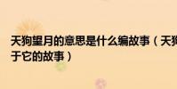 天狗望月的意思是什么編故事(天狗望月是什么意思還有關于它的故事)