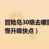 冒險島30級去哪里打怪升級（冒險島里我現在32級了在哪打怪升級快點）