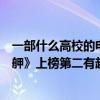 一部什么高校的電影（高校熱血的電影排行榜前十名：《艋舺》上榜第二有超能力）