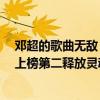 鄧超的歌曲無敵（鄧超十大熱門歌曲排行榜：《超級英雄》上榜第二釋放靈魂）