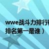 wwe戰斗力排行榜（2018wwe最厲害的人排名榜wwe實力排名第一是誰）
